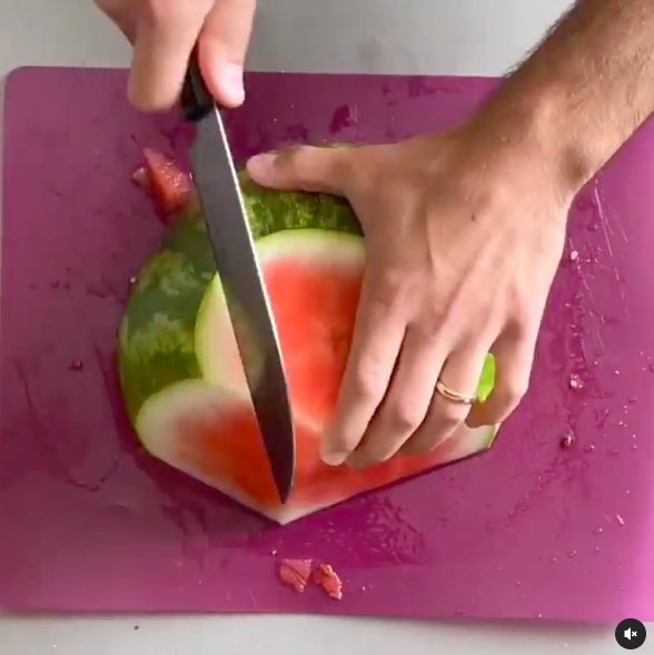 Labor Day Watermelon Cutting