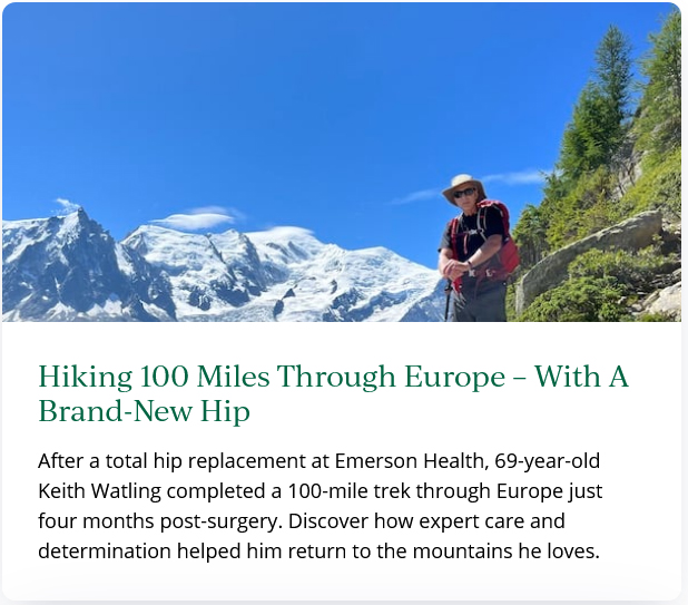 Hiking 100 Miles Through Europe – With A Brand-New Hip